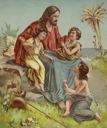 Jesus Christus mit Kindern